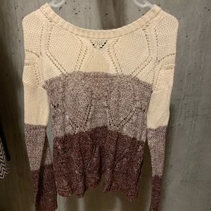 Long sleeved - sweater - open back!